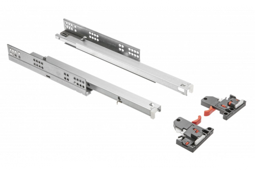 Направляющие шариковые 350 мм GTV MODERN SLIDE с доводчиком (PB-3D0SHX18-350-H)