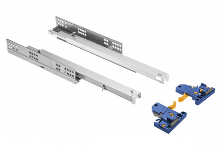 Направляющие шариковые 350 мм GTV MODERN SLIDE с доводчиком (PB-3D0SHX18-350-H)