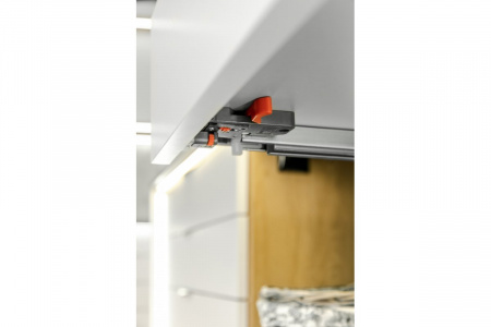 Направляющие шариковые 350 мм GTV MODERN SLIDE с доводчиком (PB-3D0SHX18-350-H)