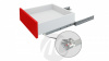 Направляющие шариковые 450 мм BOYARD B-Slide скрытые push-open (DB8885Zn/450)